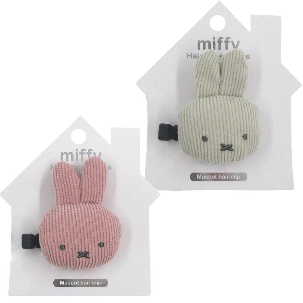 Miffy Mascot Bangs Clip Mf38781/Ivory Miffy Dull Color Hair Accessories Character Goods Shobido- Japan Figure Store - #1 Bring To You The Best Japanese Goods