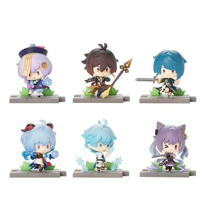 Mihoyo Genshin Impact Heroes Of The Battlefield Ritsuki Hen Pvc Abs Collection Figures Box With 6- Japan Figure Store - #1 Bring To You The Best Japanese Goods