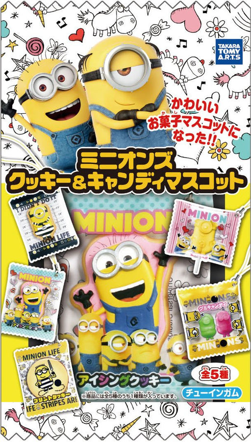 Takaratomy Arts Minions Candy Toy and Gum Cookie Mascot Pack of 10 Pieces- Japan Figure Store - #1 Bring To You The Best Japanese Goods