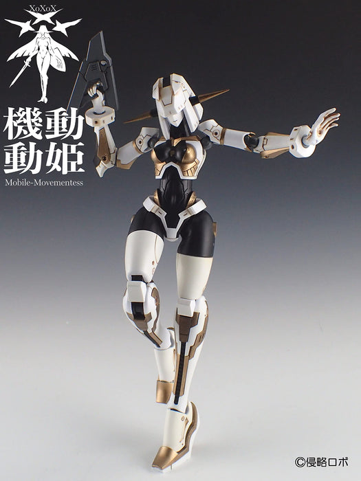 Shinryakurobo 1/144 Kidou Douki Momo Orca White/Black/Gold Plastic Model- Japan Figure Store - #1 Bring To You The Best Japanese Goods