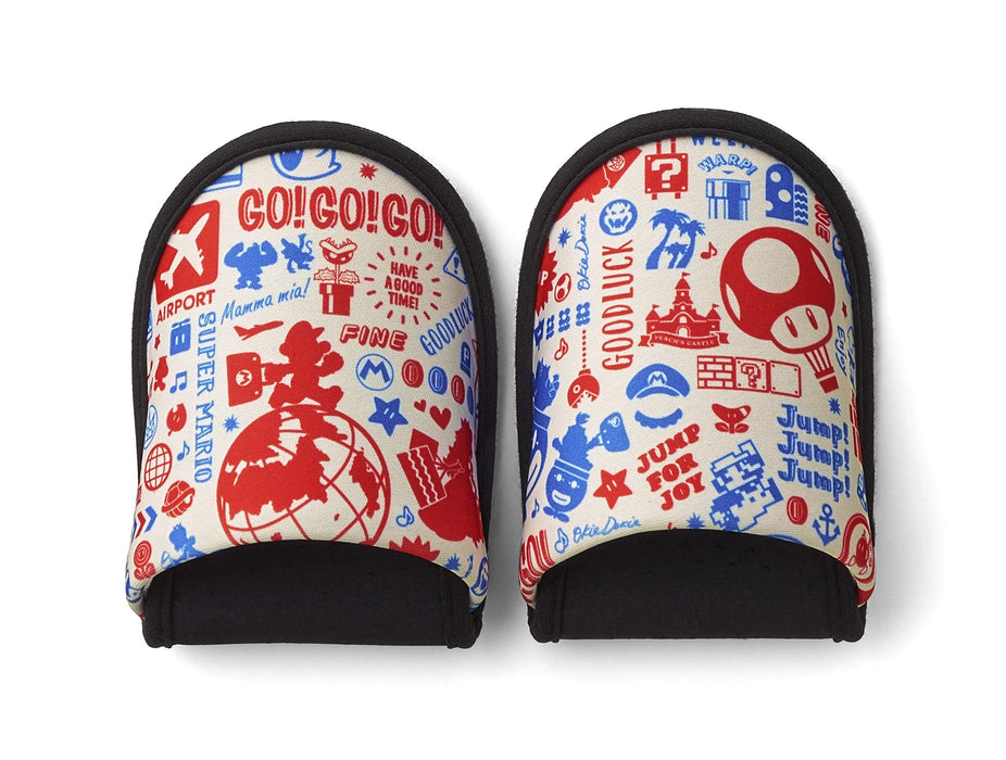 NINTENDO Super Mario Portable Slippers Original Travel Pattern- Japan Figure Store - #1 Bring To You The Best Japanese Goods