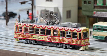 MODEMO Nt173 Tokyo Metropolitan Tram Type 7000 Updated '7010 Flower Train' N Scale- Japan Figure Store - #1 Bring To You The Best Japanese Goods