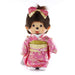 Sekiguchi Monchhichi Girl Plush Toy Furisode Style 20cm Height- Japan Figure Store - #1 Bring To You The Best Japanese Goods