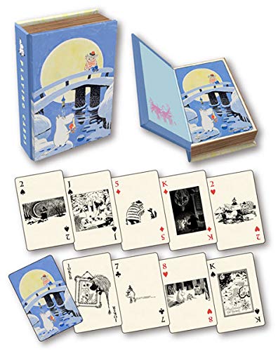 ENSKY Playing Cards Moomin Antique Book Cover Package Winter Ver.- Japan Figure Store - #1 Bring To You The Best Japanese Goods