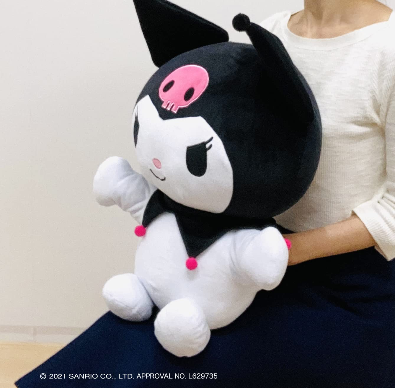 MORISHITA Papepi Puppet Hug Pillow Sanrio Kuromi- Japan Figure Store - #1 Bring To You The Best Japanese Goods