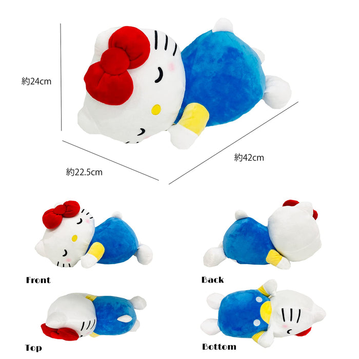 Morishita Hello Kitty Dakimakura White Co-Sleeping Pillow Approx. 40 Cm Sanrio- Japan Figure Store - #1 Bring To You The Best Japanese Goods