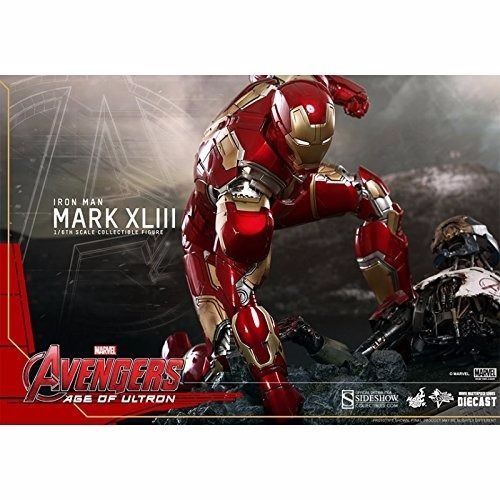 Movie Masterpiece Diecast Iron Man Mark 43 Xliii 1/6 Action Figure Hot Toys- Japan Figure Store - #1 Bring To You The Best Japanese Goods