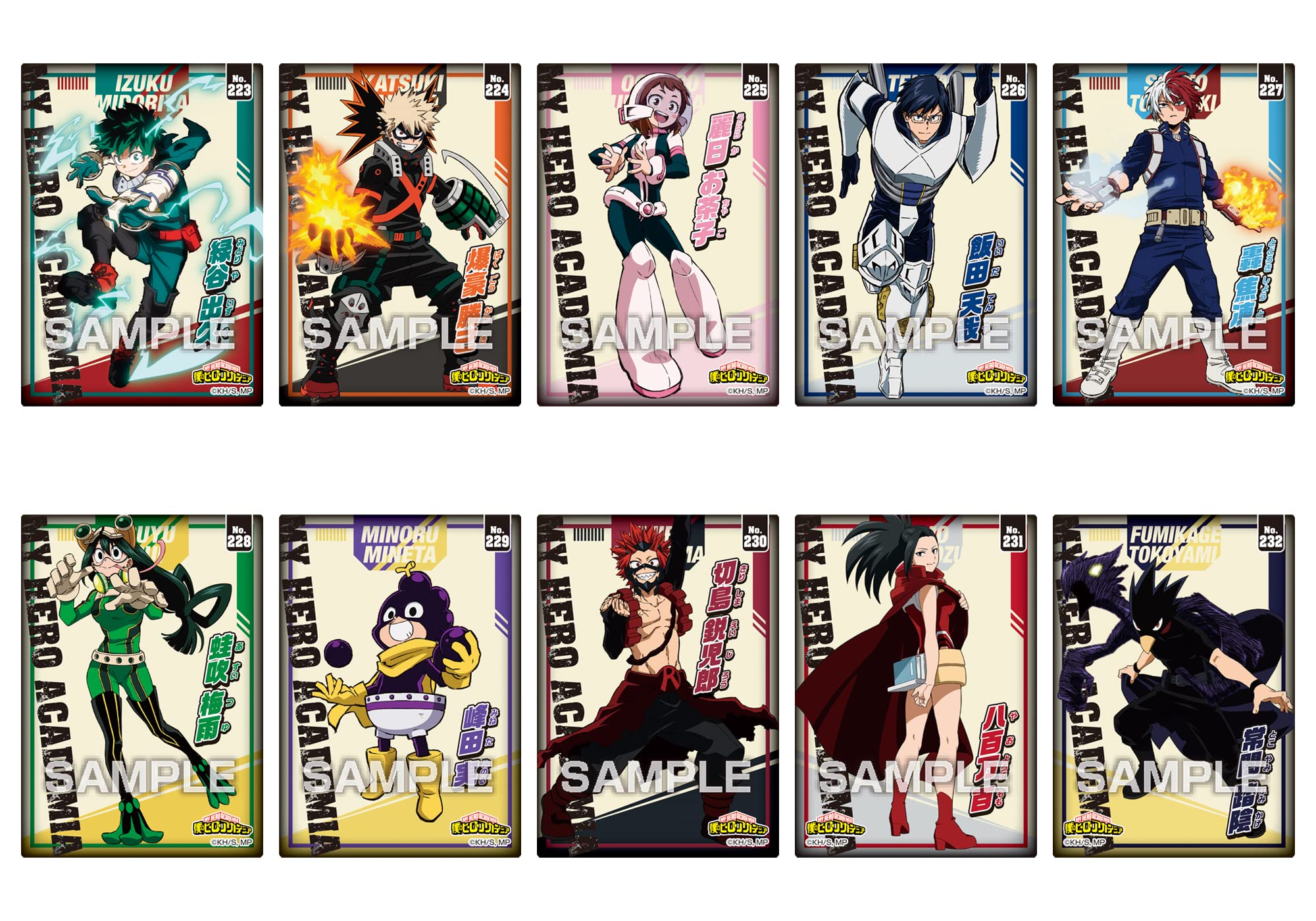 My Hero Academia Clear Card Collection Gum 5 First Limited Edition Box Of 16 (Shokugan)- Japan Figure Store - #1 Bring To You The Best Japanese Goods