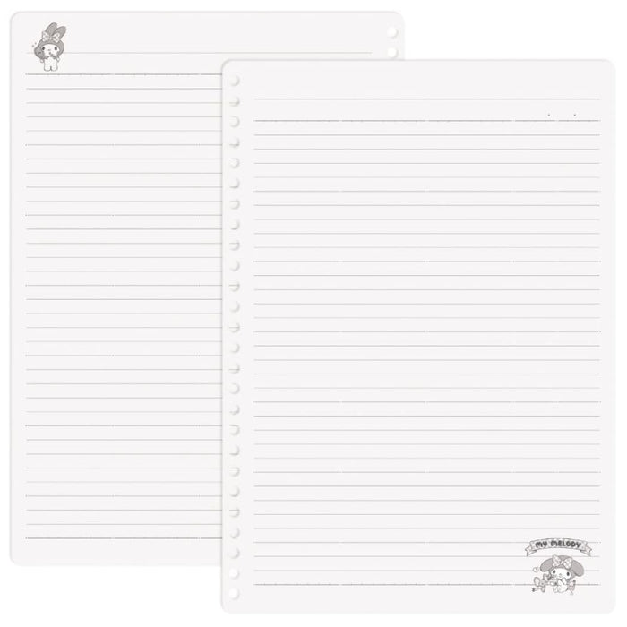 M-Plan My Melody B5 Loose Leaf 26 Holes Notebook | Sanrio Character Goods | Japan Mail Order- Japan Figure Store - #1 Bring To You The Best Japanese Goods