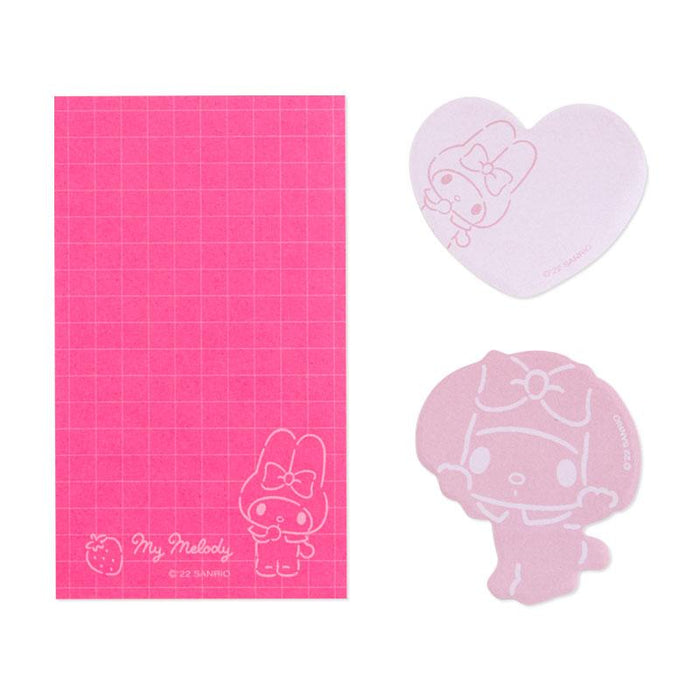 Sanrio My Melody Sticky Notes (Calm Color)- Japan Figure Store - #1 Bring To You The Best Japanese Goods