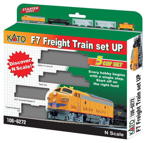 Kato N F7 5 Piece Freight Train Set Union Pacific Edition- Japan Figure Store - #1 Bring To You The Best Japanese Goods