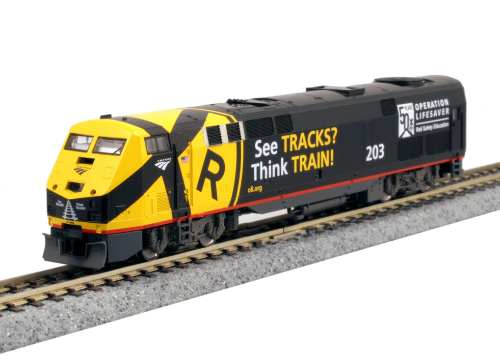 Kato N Ge P42 Amtrak 203 50th Anniversary Logo Operation Life Saver Edition- Japan Figure Store - #1 Bring To You The Best Japanese Goods