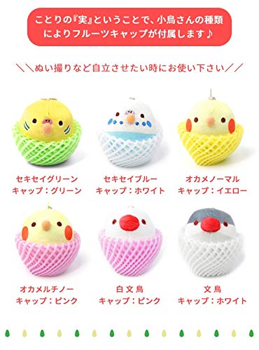 Nagomi Series Kotori No Mi Plush Budgerigar Green Small Round Plush From Japan- Japan Figure Store - #1 Bring To You The Best Japanese Goods