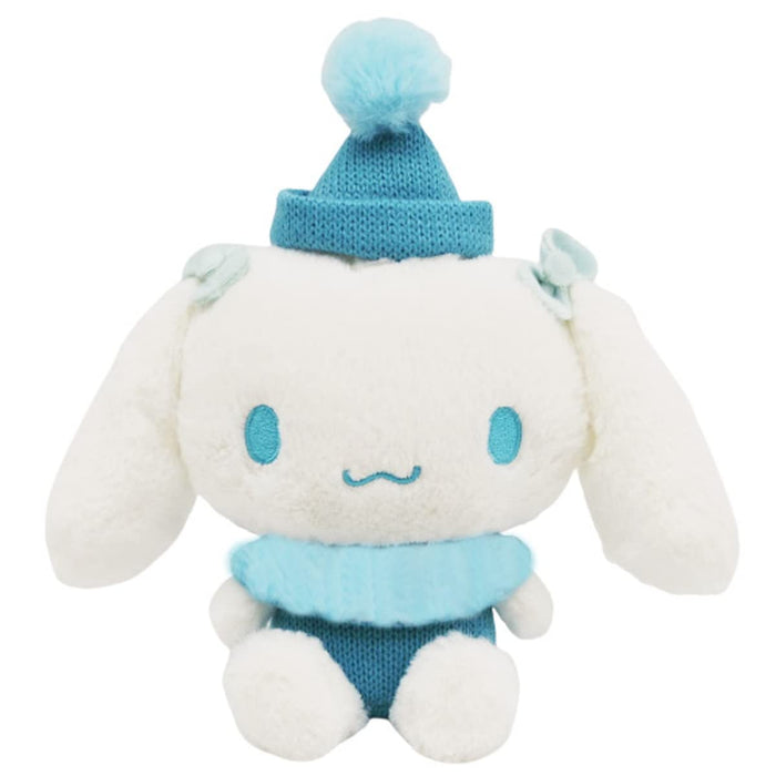 Nakajima Sanrio Plush Toy S Cinnamoroll Wearing Knitted Cap- Japan Figure Store - #1 Bring To You The Best Japanese Goods