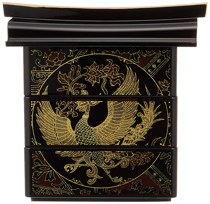 Nakatani Brothers Firm Yamanaka Japanese Lacquerware Goshoguruma Accessory Case Black Phoenix 33-3210- Japan Figure Store - #1 Bring To You The Best Japanese Goods