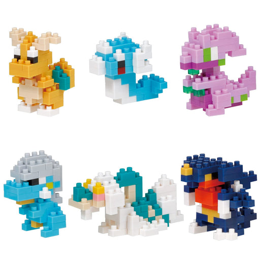 Nano Block Mini Nano Pokemon Dragon Type (Box) Nbmc_25S Box Product 1 Box = 6 Pieces, 6 Types In All- Japan Figure Store - #1 Bring To You The Best Japanese Goods