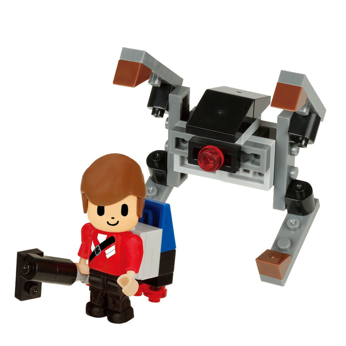 KAWADA Pbr-001 Nanoblock Block Riders Nao W/ Evil Robot- Japan Figure Store - #1 Bring To You The Best Japanese Goods