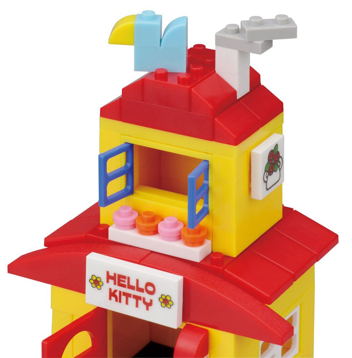KAWADA Pk-003 Nanoblock Plus Sanrio Hello Kitty Kitty'S House- Japan Figure Store - #1 Bring To You The Best Japanese Goods