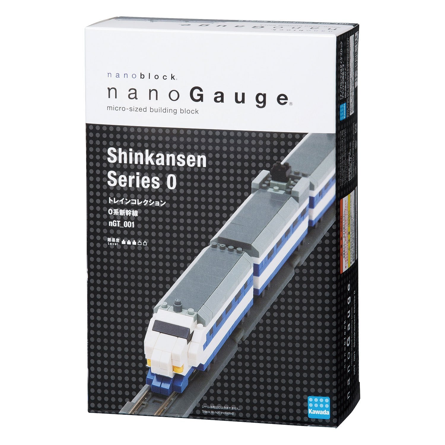 KAWADA Ngt-001 Nanoblock Nanogauge Shinkansen Series 0- Japan Figure Store - #1 Bring To You The Best Japanese Goods