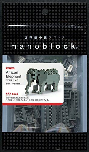 Nanoblock African Elephant Nbc-035- Japan Figure Store - #1 Bring To You The Best Japanese Goods