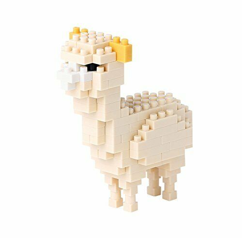 Nanoblock Alpaca Nbc_160 - Japan Figure