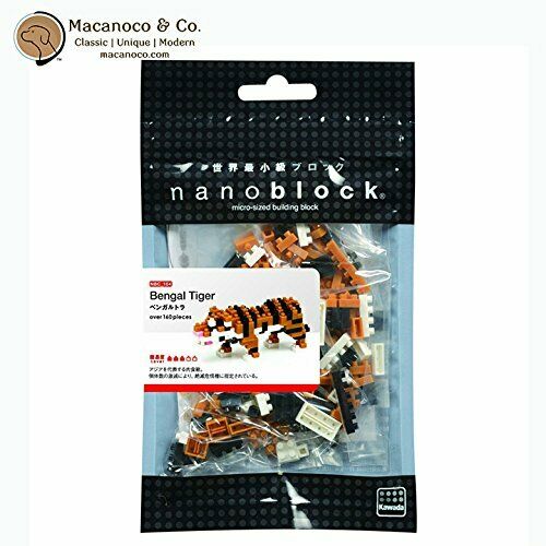 Nanoblock Bengal Tiger Nbc181- Japan Figure Store - #1 Bring To You The Best Japanese Goods