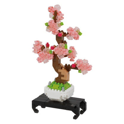 KAWADA Nbh-225 Nanoblock Bonsai Sakura Cherry Blossoms- Japan Figure Store - #1 Bring To You The Best Japanese Goods