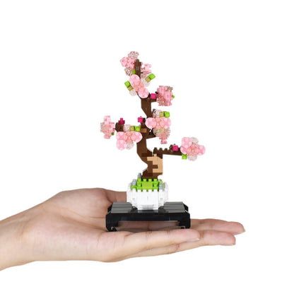 KAWADA Nbh-225 Nanoblock Bonsai Sakura Cherry Blossoms- Japan Figure Store - #1 Bring To You The Best Japanese Goods