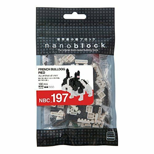 Nanoblock French Bulldog Pied Nbc-197- Japan Figure Store - #1 Bring To You The Best Japanese Goods