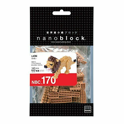 Nanoblock Lion Nbc-170- Japan Figure Store - #1 Bring To You The Best Japanese Goods