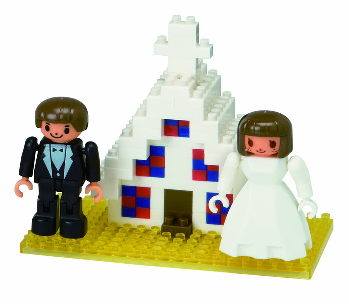 KAWADA Ml-025 Nanoblock Happy Wedding- Japan Figure Store - #1 Bring To You The Best Japanese Goods