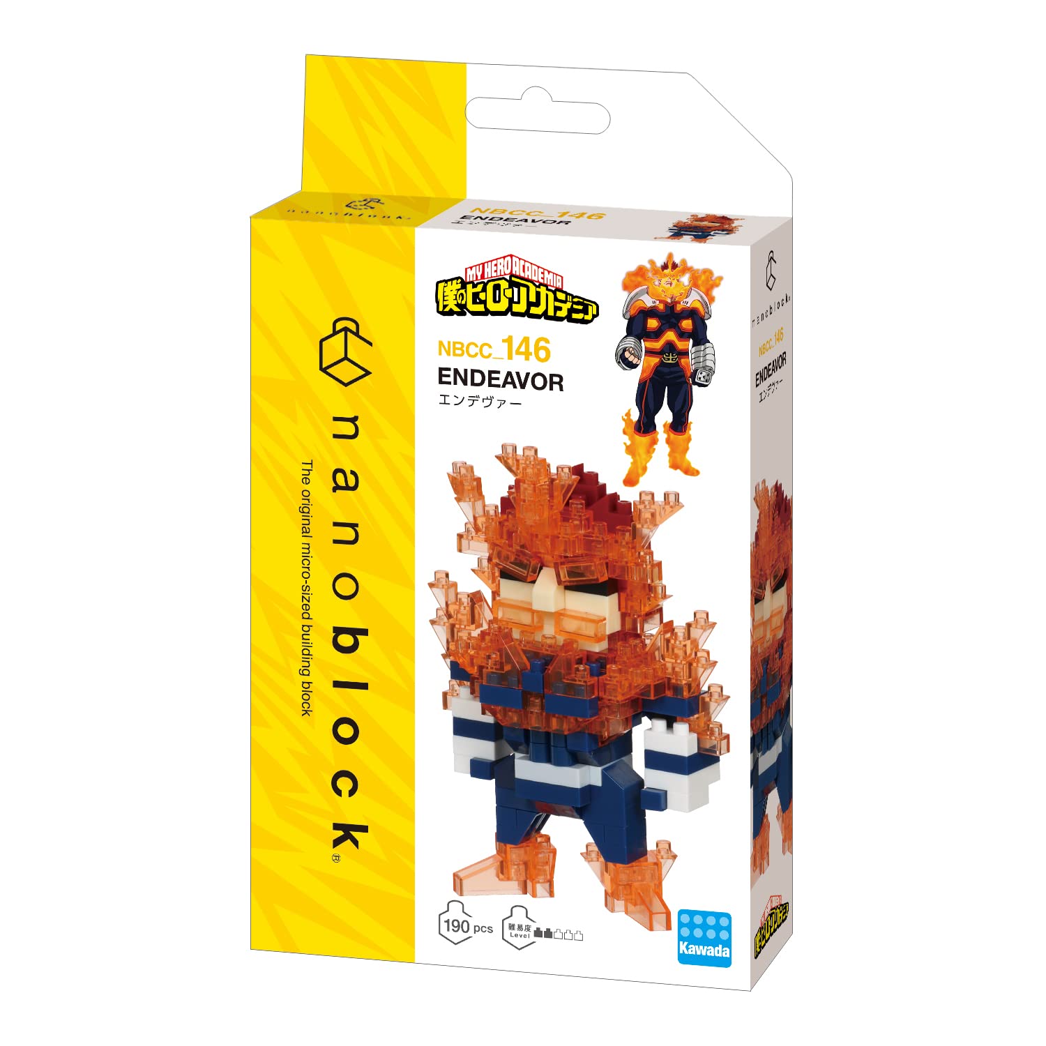 Kawada Nanoblock My Hero Academia Endeavor NBCC_146 Construction Set- Japan Figure Store - #1 Bring To You The Best Japanese Goods