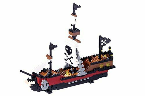 Nanoblock Pirate Ship Nbm011 - Japan Figure