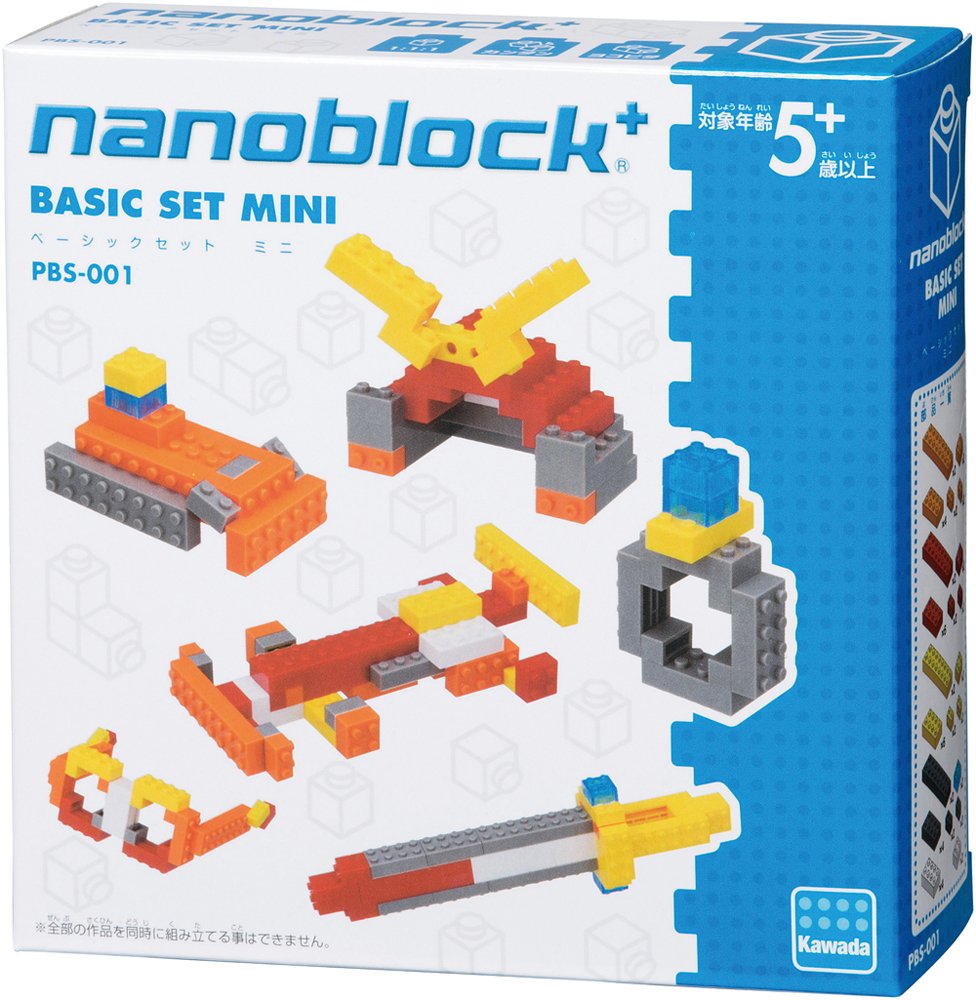 KAWADA Pbs-001 Nanoblock Plus Basic Set Mini- Japan Figure Store - #1 Bring To You The Best Japanese Goods