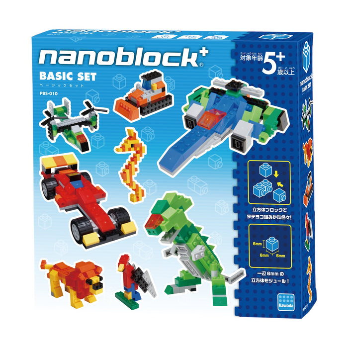 KAWADA Pbs-010 Nanoblock Plus Basic Set- Japan Figure Store - #1 Bring To You The Best Japanese Goods