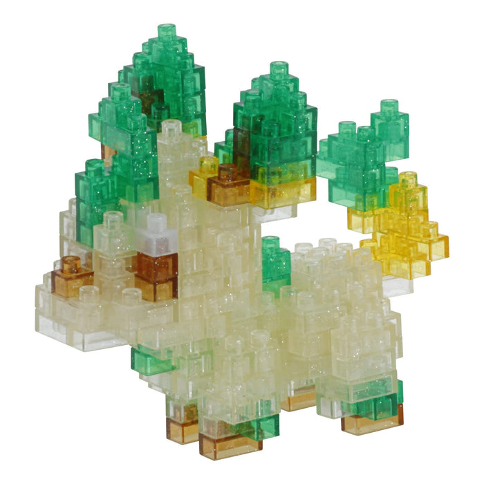 Kawada Nanoblock Pokemon Leafeon Brilliant Shining ver. NBPM_083 Japanese Toy Building Block- Japan Figure Store - #1 Bring To You The Best Japanese Goods