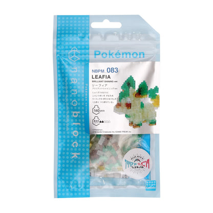 Kawada Nanoblock Pokemon Leafeon Brilliant Shining ver. NBPM_083 Japanese Toy Building Block- Japan Figure Store - #1 Bring To You The Best Japanese Goods