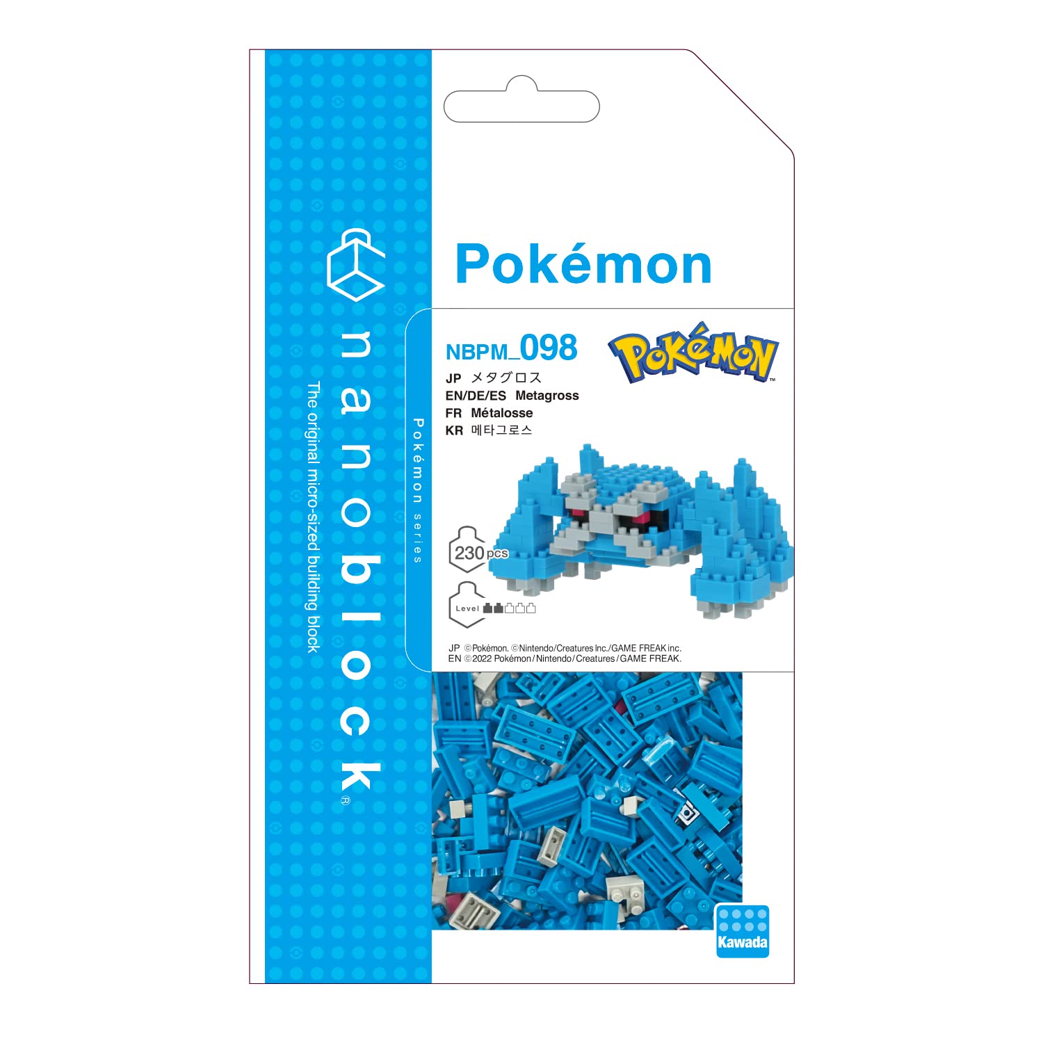 Nanoblock Pokemon Metagross Nbpm_098- Japan Figure Store - #1 Bring To You The Best Japanese Goods