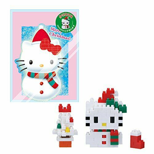 Nanoblock Snowman Hello Kitty Nbgc_002- Japan Figure Store - #1 Bring To You The Best Japanese Goods