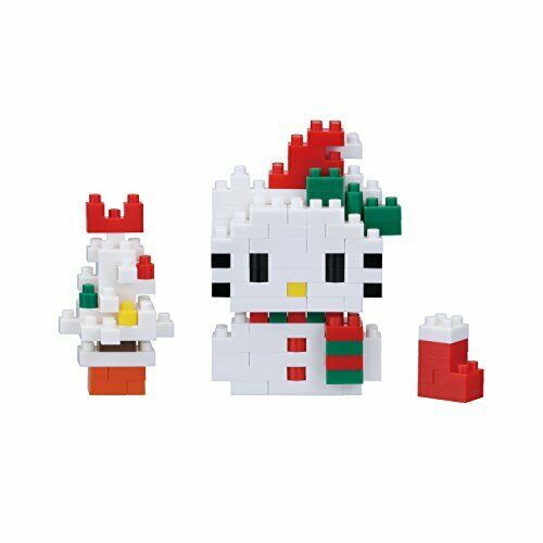 Nanoblock Snowman Hello Kitty Nbgc_002- Japan Figure Store - #1 Bring To You The Best Japanese Goods