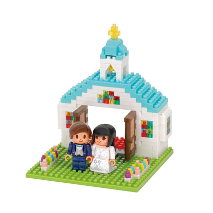 KAWADA Nbh-212 Nanoblock Stories Collection Wedding- Japan Figure Store - #1 Bring To You The Best Japanese Goods