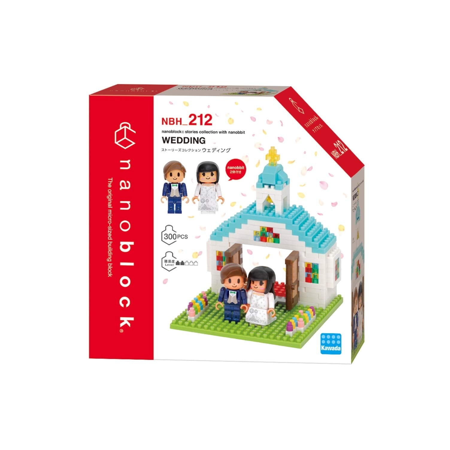 KAWADA Nbh-212 Nanoblock Stories Collection Wedding- Japan Figure Store - #1 Bring To You The Best Japanese Goods