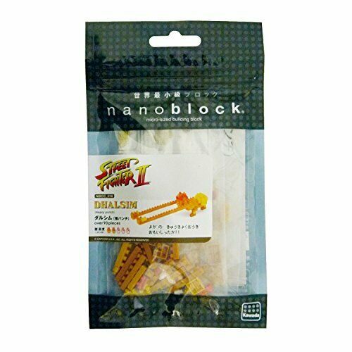 Nanoblock Street Fighter Ii Dhalsim Heavy Punch Nbcc-016- Japan Figure Store - #1 Bring To You The Best Japanese Goods
