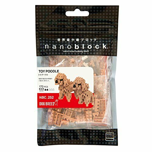 Nanoblock Toy Poodle Nbc252- Japan Figure Store - #1 Bring To You The Best Japanese Goods