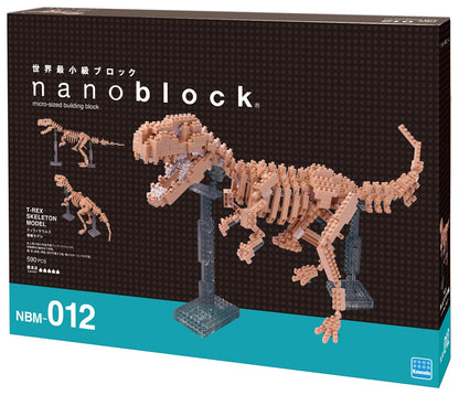 KAWADA Nbm-012 Nanoblock T-Rex Skeleton Model- Japan Figure Store - #1 Bring To You The Best Japanese Goods