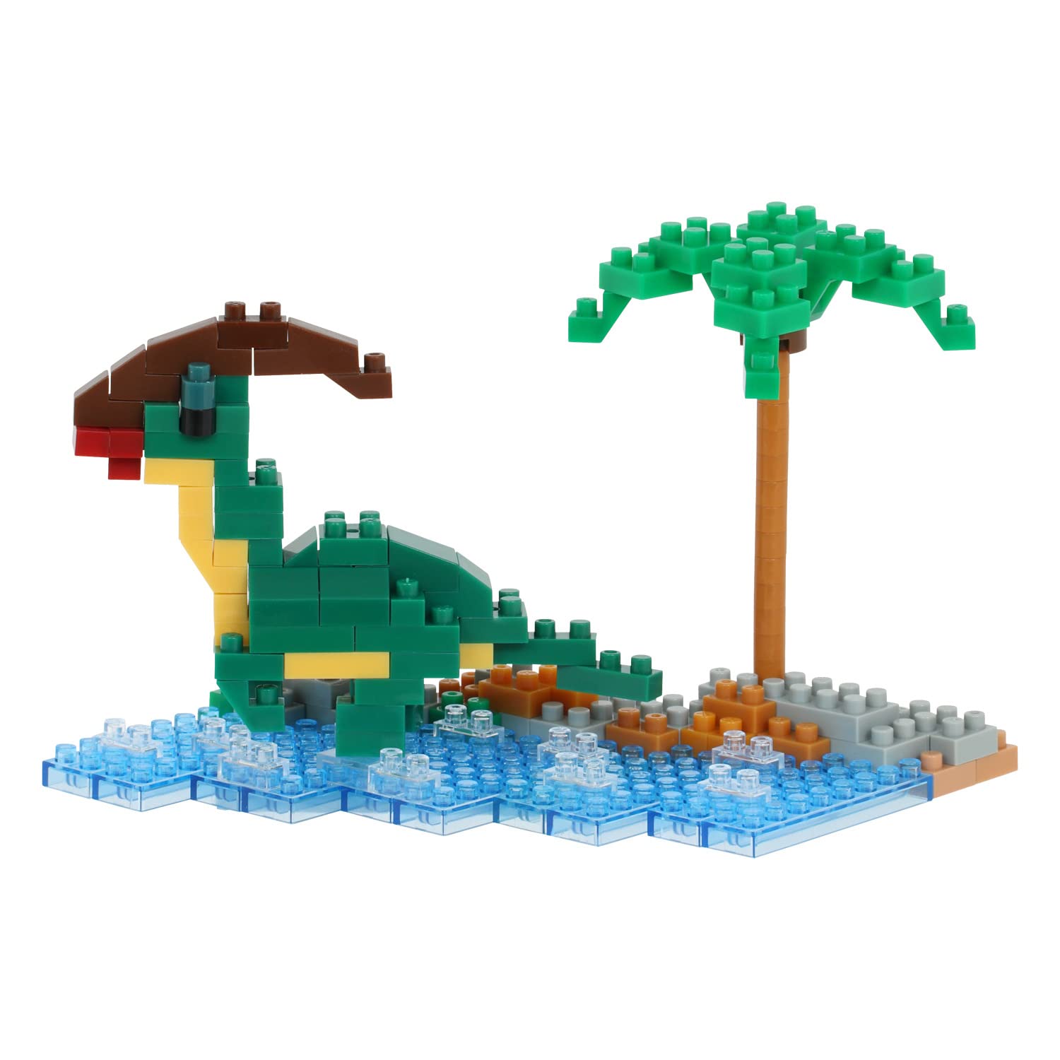 KAWADA Nanoblock Waterside Parasaurolophus- Japan Figure Store - #1 Bring To You The Best Japanese Goods