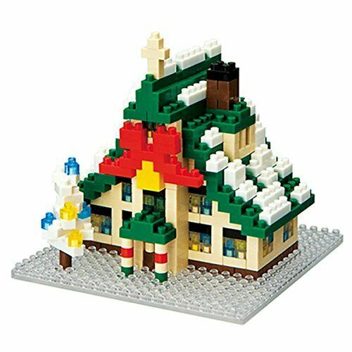 Nanoblock Xmas House Nbh-025 - Japan Figure