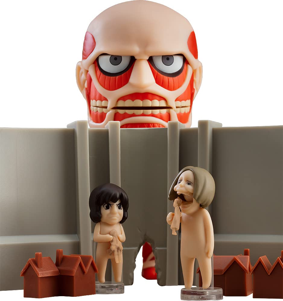 Nendoroid Attack On Titan Colossal Titan Renewal Set Non-Scale Plastic Painted Action Figure G17056- Japan Figure Store - #1 Bring To You The Best Japanese Goods