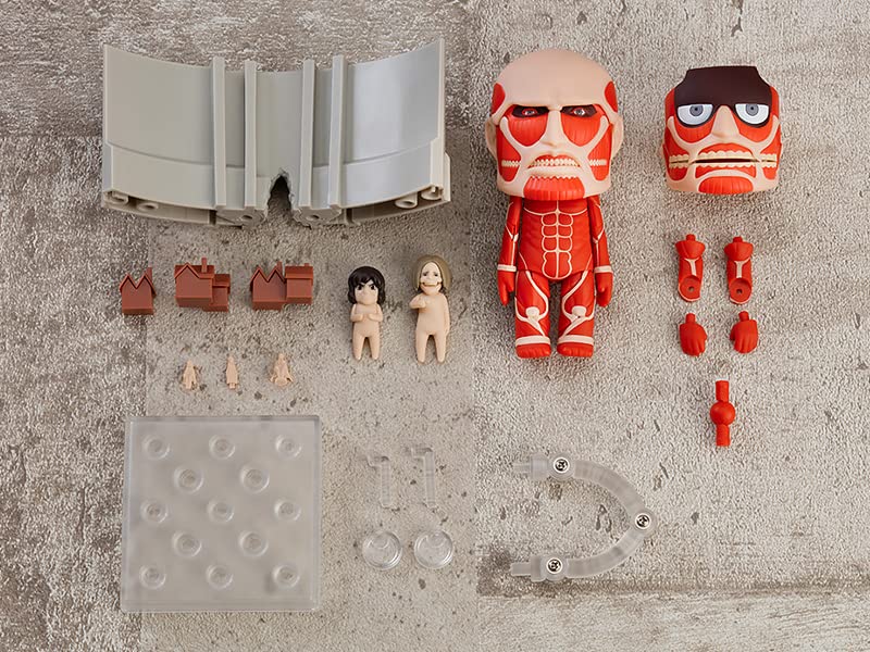 Nendoroid Attack On Titan Colossal Titan Renewal Set Non-Scale Plastic Painted Action Figure G17056- Japan Figure Store - #1 Bring To You The Best Japanese Goods