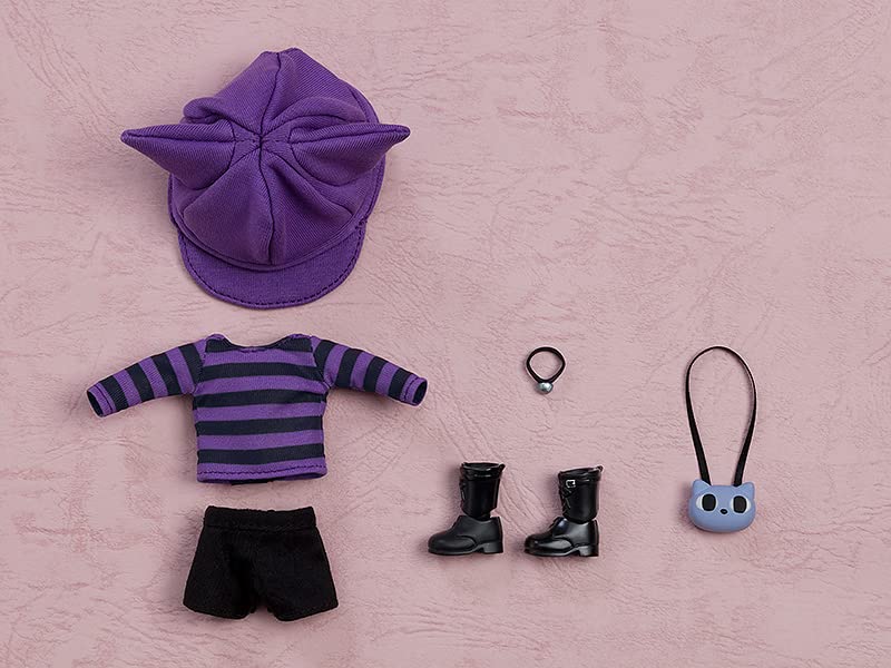 Nendoroid Doll Outfit Set Cat-Themed Outfit Purple- Japan Figure Store - #1 Bring To You The Best Japanese Goods